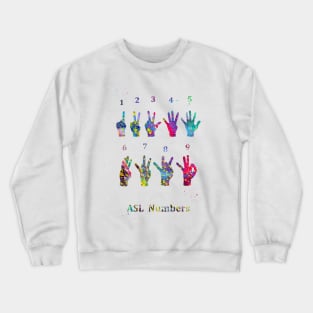 ASL sign Crewneck Sweatshirt